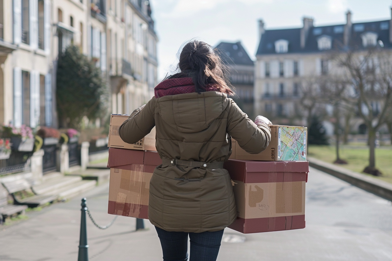 Conseils pratiques pour un déménagement sans CDI à Reims avec des cartons et des affaires prêts à être installés dans un nouveau logement